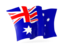 Australia. Waving flag. Download icon.