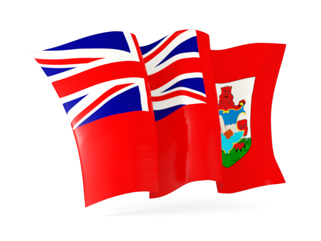 Waving flag. Download flag icon of Bermuda at PNG format