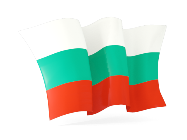 Waving flag. Download flag icon of Bulgaria at PNG format