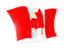 Canada. Waving flag. Download icon.