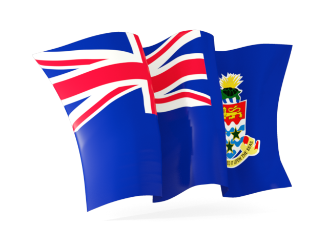 Waving flag. Download flag icon of Cayman Islands at PNG format