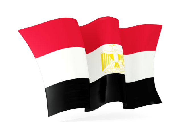 Waving flag. Download flag icon of Egypt at PNG format