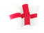 England. Waving flag. Download icon.