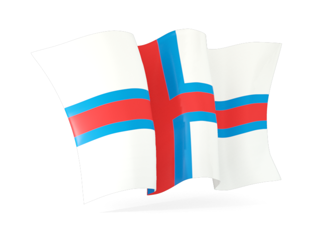 Waving flag. Download flag icon of Faroe Islands at PNG format