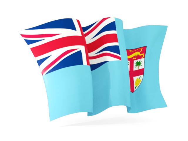Waving flag. Download flag icon of Fiji at PNG format
