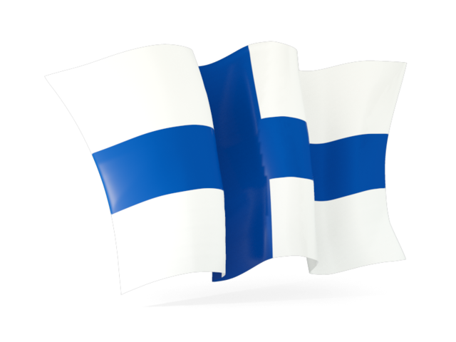 Waving flag. Download flag icon of Finland at PNG format