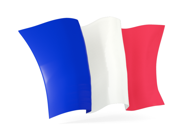 Waving flag. Download flag icon of France at PNG format