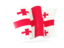 Georgia. Waving flag. Download icon.