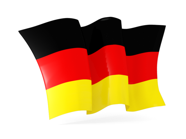 Waving flag. Download flag icon of Germany at PNG format