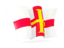 Guernsey. Waving flag. Download icon.