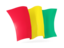 Guinea. Waving flag. Download icon.
