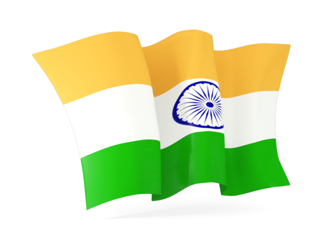 Waving flag. Download flag icon of India at PNG format