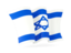 Israel. Waving flag. Download icon.