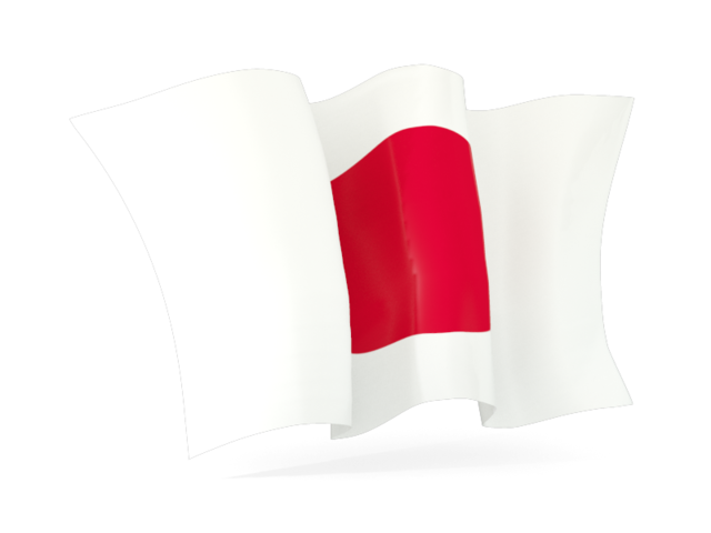 Waving flag. Download flag icon of Japan at PNG format