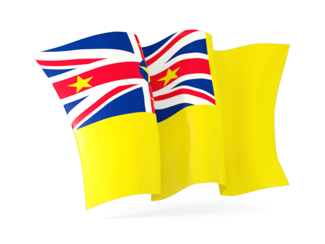 Waving flag. Download flag icon of Niue at PNG format