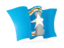 Northern Mariana Islands. Waving flag. Download icon.
