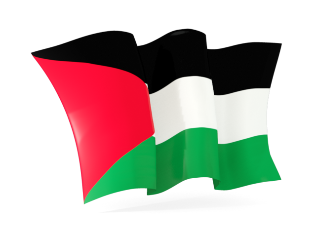 Waving flag. Download flag icon of Palestinian territories at PNG format