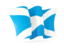 Scotland. Waving flag. Download icon.