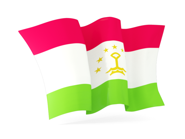 Волнистый флаг. Скачать флаг. Таджикистан