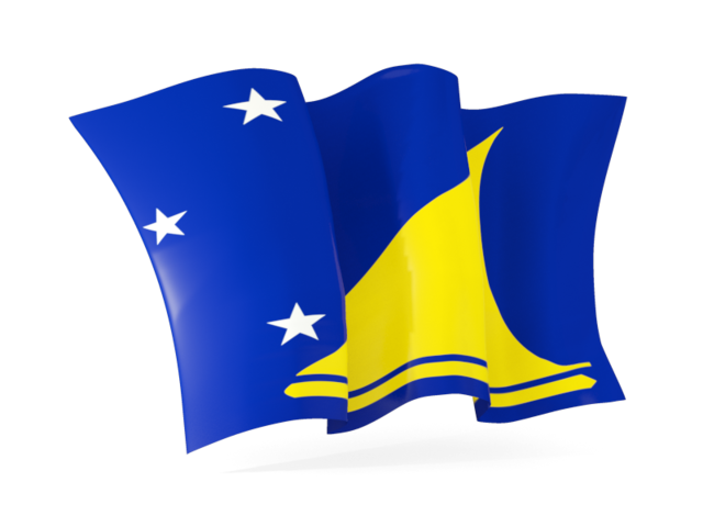 Waving flag. Download flag icon of Tokelau at PNG format
