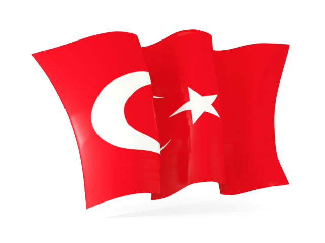 Waving flag. Download flag icon of Turkey at PNG format
