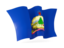 Flag of state of Vermont. Waving flag. Download icon