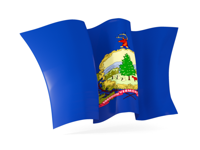 Waving flag. Download flag icon of Vermont