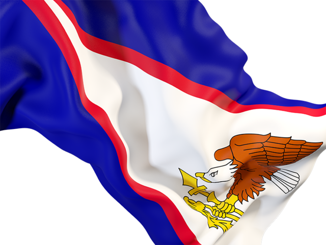 Waving flag closeup. Download flag icon of American Samoa at PNG format