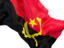 Angola. Waving flag closeup. Download icon.