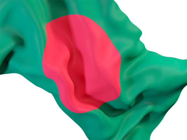 Waving flag closeup. Download flag icon of Bangladesh at PNG format