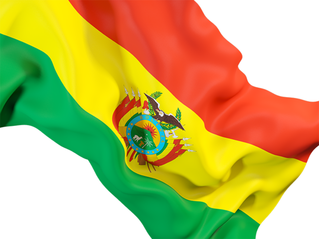 Waving flag closeup. Download flag icon of Bolivia at PNG format