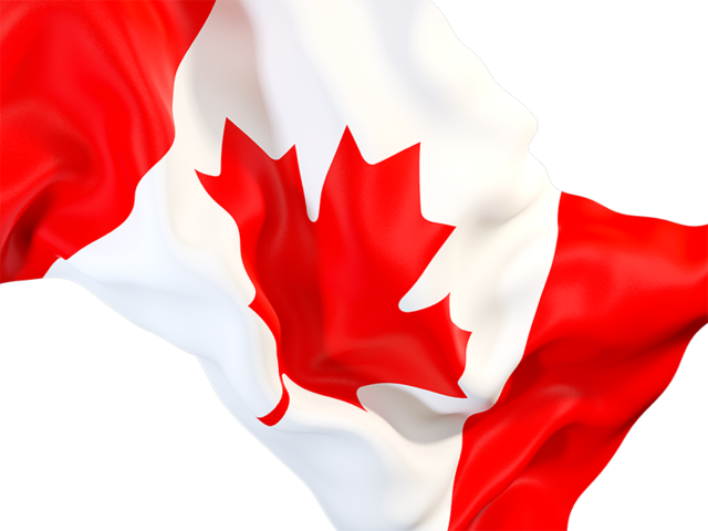 Waving flag closeup. Download flag icon of Canada at PNG format