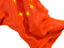 China. Waving flag closeup. Download icon.