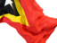 East Timor. Waving flag closeup. Download icon.