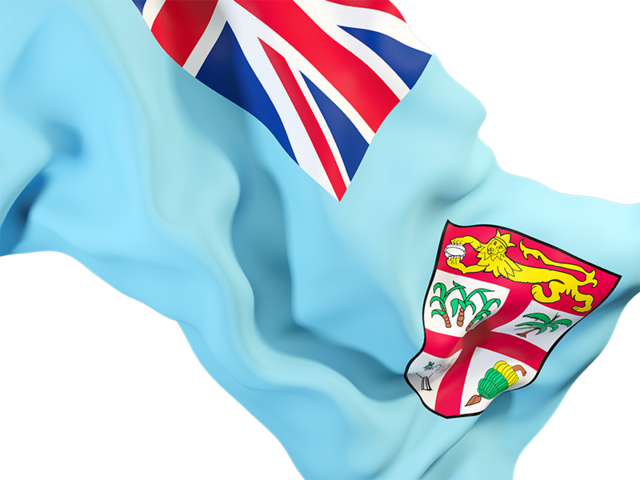 Waving flag closeup. Download flag icon of Fiji at PNG format