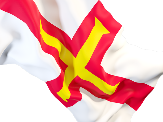 Waving flag closeup. Download flag icon of Guernsey at PNG format