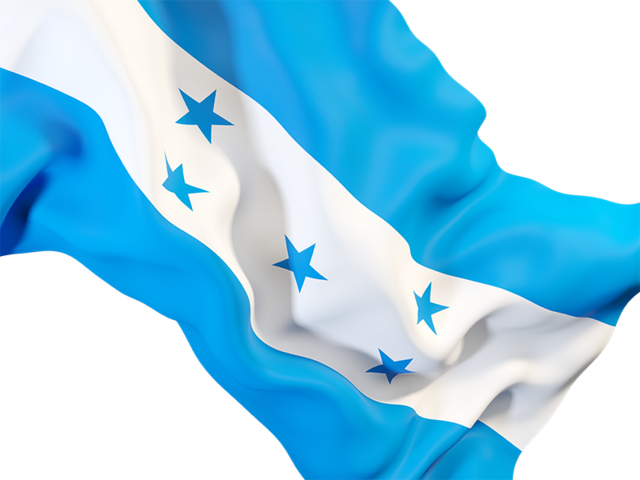 Waving flag closeup. Download flag icon of Honduras at PNG format