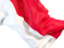 Monaco. Waving flag closeup. Download icon.