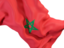 Morocco. Waving flag closeup. Download icon.