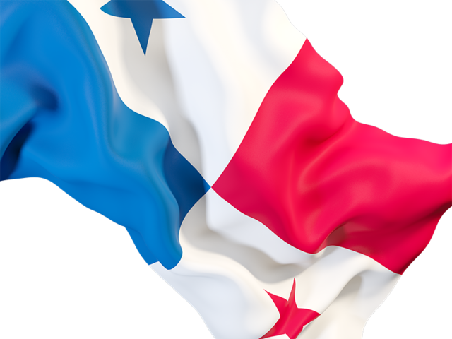 Waving flag closeup. Download flag icon of Panama at PNG format
