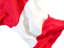 Peru. Waving flag closeup. Download icon.