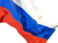 Russia. Waving flag closeup. Download icon.