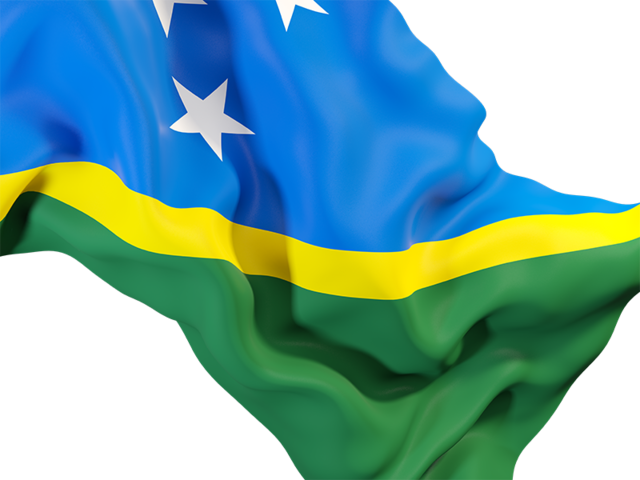 Waving flag closeup. Download flag icon of Solomon Islands at PNG format