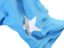 Somalia. Waving flag closeup. Download icon.