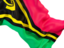 Vanuatu. Waving flag closeup. Download icon.