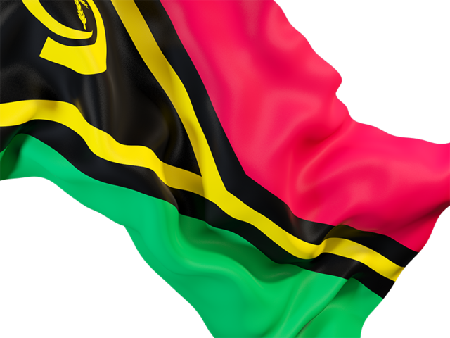 Waving flag closeup. Download flag icon of Vanuatu at PNG format