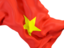 Vietnam. Waving flag closeup. Download icon.