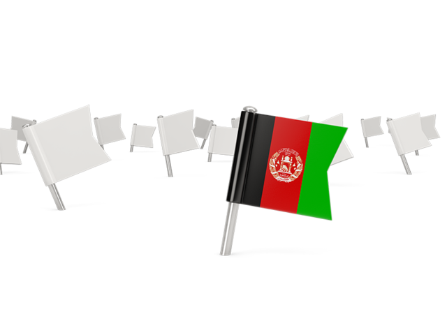 White flag pins. Download flag icon of Afghanistan at PNG format