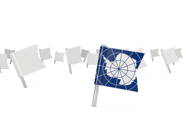 White flag pins. Download flag icon of Antarctica at PNG format