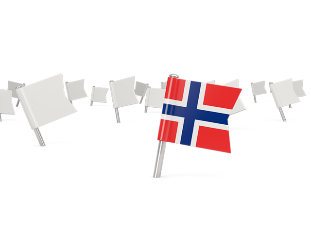 White flag pins. Download flag icon of Svalbard and Jan Mayen at PNG format